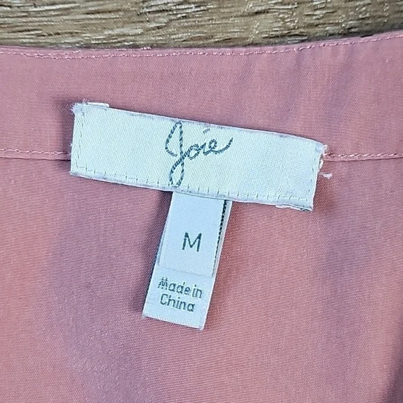 Joie Acey Antique Rose & Black Floral Long Sleeve Flounce Ruffle Hem Dre… - Picture 14 of 16